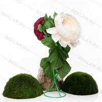 большие цветы из пенопласта