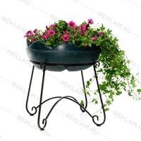 кованый цветочный вазон