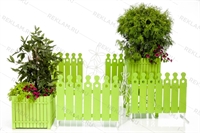 коллекция летнего ограждения клумбы