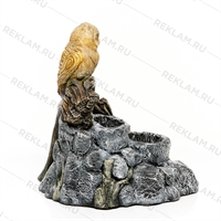 декоративное кашпо с совой