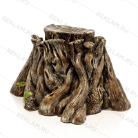 декоративный фонтан под дерево