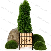 уличная кадка из дерева