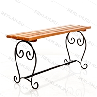 уличная кованая лавка