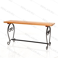 кованая парковая лавка