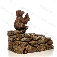 декоративный фонтан под камень