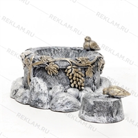 декоративный фонтан высотой 40 см