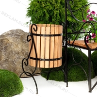 урна уличная с оковкой