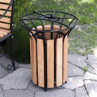 уличная урна с пепельницей