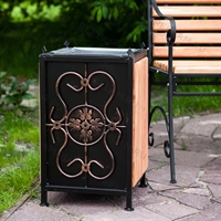 урна с кованой вставкой урна с кованой вставкой