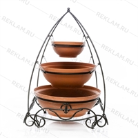 уличный кованый вазон