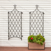 кованая решётка для растений