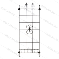 кованая настенная решетка