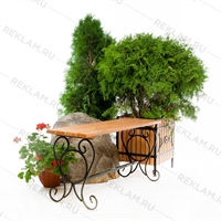 парковая мебель из металла