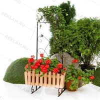 декоративное ограждение с кашпо декоративное ограждение с кашпо