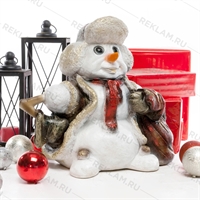 новогодняя фигура снеговика