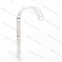 кованая цветочная полуарка