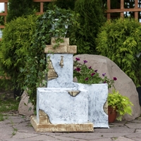 декоративный умывальник с кашпо декоративный умывальник с кашпо