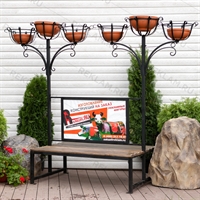 уличное вертикальное озеленение