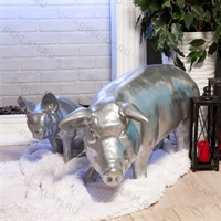 объемная фигура свинки