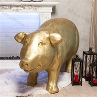 рекламные фигуры под золото