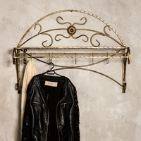 кованая интерьерная вешалка
