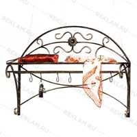 кованая настенная вешалка