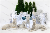 новогодний декор торговых центров