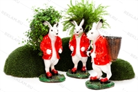 рекламная фигура заяц кашпо