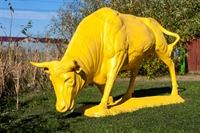 объемная фигура быка объемная фигура быка