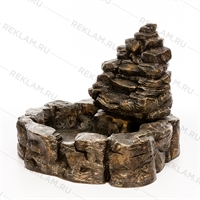 декоративный пруд с фонтаном