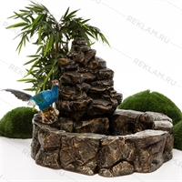 оформление декоративного фонтана