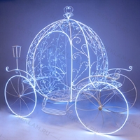 световая карета +с лошадьми