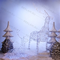 светодиодный олень