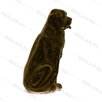 рекламная фигура собаки