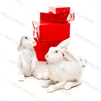 заяц из фигур