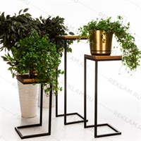 кованые цветочницы