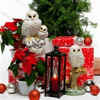 фигура сова белая