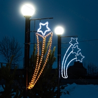 световые консоли на опорах освещения