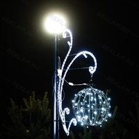 световые консоли на опорах освещения