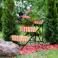 кованые цветочницы