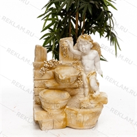 фонтан на солнечных батареях для садовых