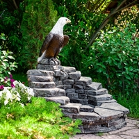 садовый фонтан +на солнечной батарее