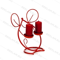 Подсвечник Мышка 607-30 - фото 18382