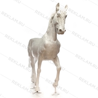 Ростовая фигура Конь рысак, стеклопластик, 230 x 287 см. - фото 18694