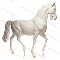 Ростовая фигура Конь рысак, стеклопластик, 230 x 287 см. - фото 18695