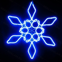 Световая фигура снежинка