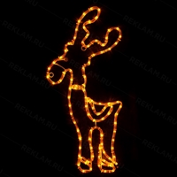 Светящаяся фигура олень