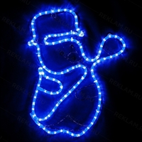 Светодиодная фигура Снеговик