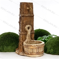 Умывальник для кафе с кадушкой