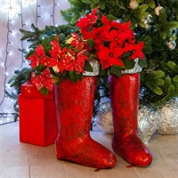 Новогодняя фигура для дома валенок